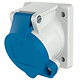 Mennekes CEE 851 inbouwcontactdoos CEE 3-polig 16A 230V 6h flens 68x62mm IP44