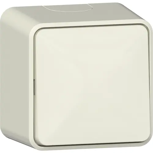 Gira 310612 wisselschakelaar met interne montageplaat opbouw creme