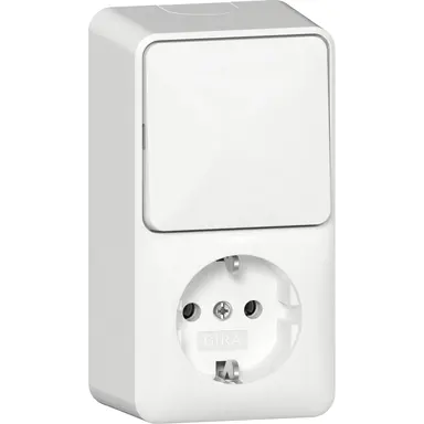 Gira 417614 combi uit-wis/wcd ra opb wt