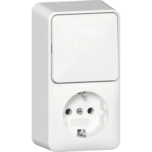 Gira 417614 combi uit-wis/wcd ra opb wt