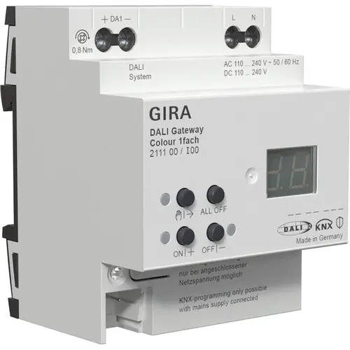 Gira 211100 knx dali gateway col 1v 64-kan