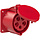 PCE 325-6F7V Wcd CEE 32A 5p Rood 6h