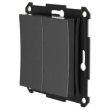 Plejd WPH-01-SA draadloze pulsdrukker 1- of 2-voudig antraciet