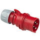 PCE 014-6V contactstop 4-polig 16A 400V rood 6h IP44