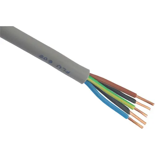 Dynamic XMVKE023053 XMVK installatiekabel ECA 5 x 2,5 mm² grijs per meter