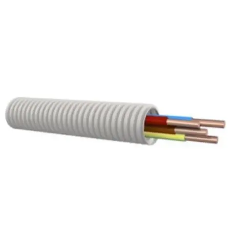 Dynamic FLBU500350 flexibele buis voorbedraad 3 x 2.5 mm² + 1 x 1.5 mm² br/bl/gg/rd rol 100 meter