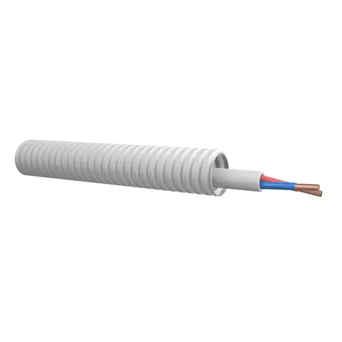 Dynamic FLBU500260 flexibele buis 16 mm voorbedraad 2 x 0.8 mm² signaalkabel rol 100 meter