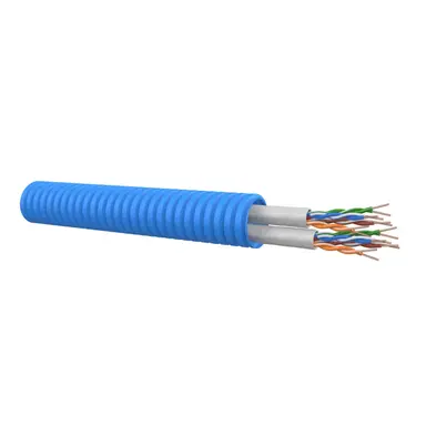 Dynamic FLBU500083 flexibele buis 16mm voorbedraad 2x UTP CAT5E kabel rol 100 meter