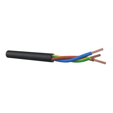 Dynamic H5RR050233 rubberleiding 3 x 1.5 mm² zwart per meter