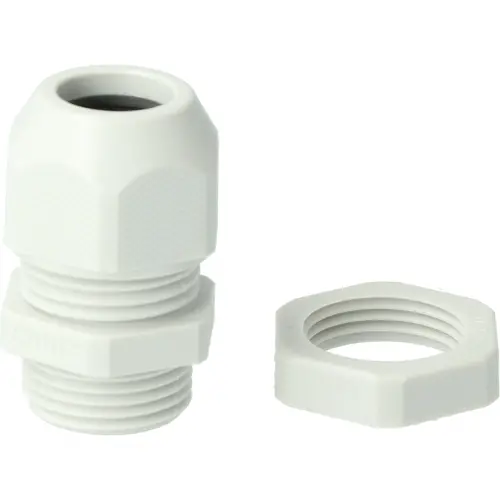 Attema AT2522 nylon wartel M20 met contramoer M20 zonder flens klembereik 7 -  13 mm