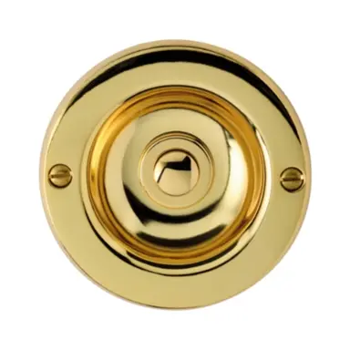 Grothe KS2070 beldrukker inbouw messing glans