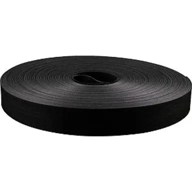 Mepac KL 19/22.5 S klittenband 19 mm x 22,5 meter sterk zwart
