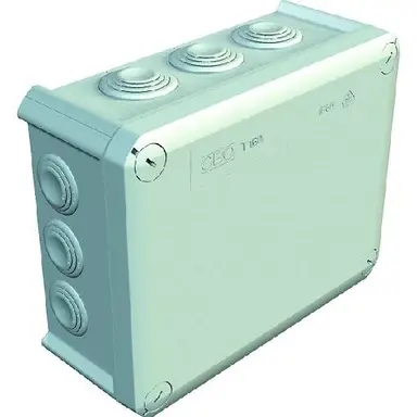 OBO T160 kabeldoos 190 x 150 x 77 mm 12 invoeren IP66 grijs