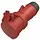 Mennekes CEE 14510 CEE koppelcontactstop 16A 400V 5-polig IP54 rood 6h