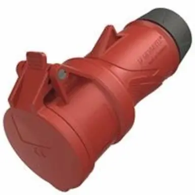 Mennekes CEE 14520 CEE koppelcontactstop 32A 380-415V 5-polig rood 6h