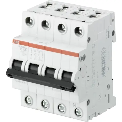 ABB S 203 C80 NA installatieautomaat 3+n polig
