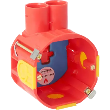 Attema AT1069 50 mm hollewand inbouwdoos brandwerend 16/19 mm