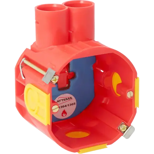 Attema AT1069 50 mm hollewand inbouwdoos brandwerend 16/19 mm
