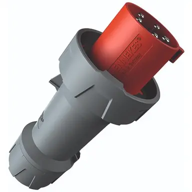 Mennekes CEE 3325 CEE-contactstop 5-polig 63A 400V IP67 rood 6h