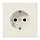 JUNG LS 1520 wandcontactdoos randaarde met klauwbevestiging LS990 creme