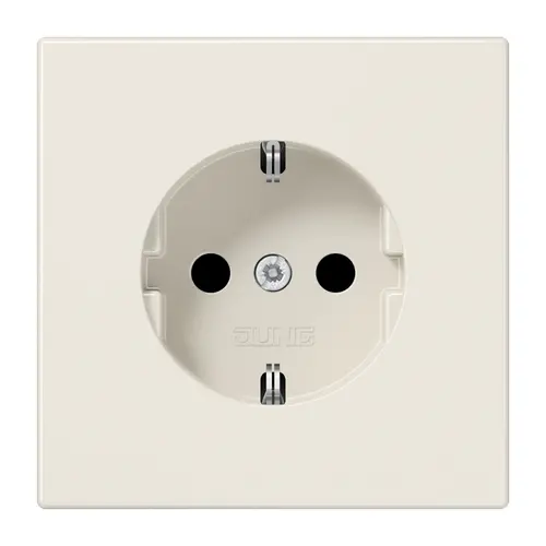 JUNG LS 1520 wandcontactdoos randaarde met klauwbevestiging LS990 creme