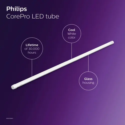 Philips 8719514459779 CorePro LED TL-buis 600 mm 8W 4000K koel wit 800lm T8