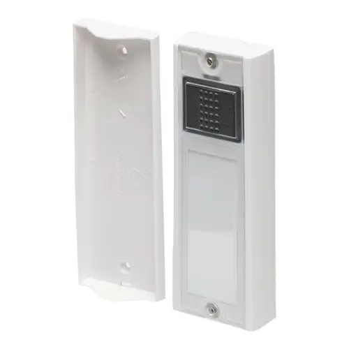 Grothe 714272 Mistral SE03.1 draadloze beldrukker 1-voudig opbouw wit met verlichting en naamkader