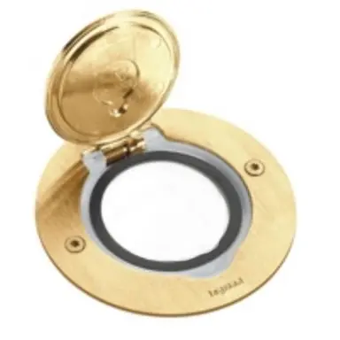Legrand 089711 vloercontactdoos afdekplaat rond 1-voudig 86 x 86 mm brons