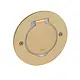 Legrand 089711 vloercontactdoos afdekplaat rond 1-voudig 86 x 86 mm brons