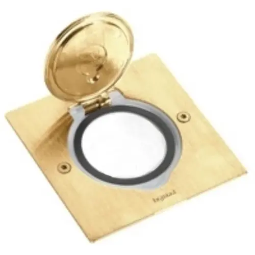 Legrand 089710 vloercontactdoos afdekplaat vierkant 1-voudig 86 x 86 mm brons