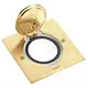 Legrand 089710 vloercontactdoos afdekplaat vierkant 1-voudig 86 x 86 mm brons