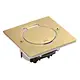 Legrand 089710 vloercontactdoos afdekplaat vierkant 1-voudig 86 x 86 mm brons