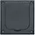 Busch-Jaeger 1705 U-101 inbouwbehuizing leeg met klapdeksel 86 x 86 x 58 mm voor wandmontage