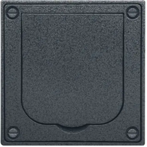 Busch-Jaeger 1705 U-101 inbouwbehuizing leeg met klapdeksel 86 x 86 x 58 mm voor wandmontage