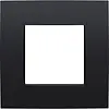 Niko 136-76100 afdekraam 1-voudig Intense matt black coated