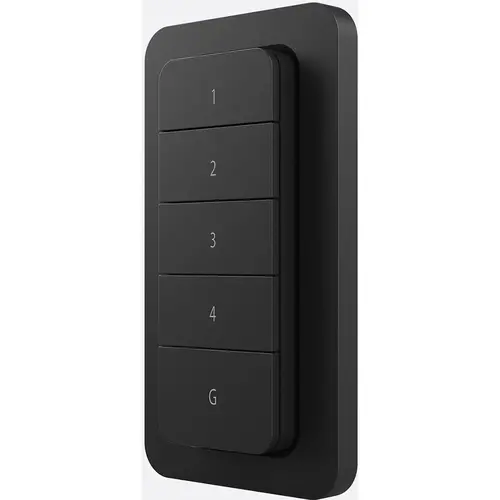 KlikAanKlikUit AYCT-303Z afstandsbediening 4 kanalen met wandplaat zwart