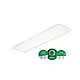 Philips 8720169749894 CoreLine inbouw/opbouw LED paneel 1195 x 295 cm 31W 3000 - 4000K