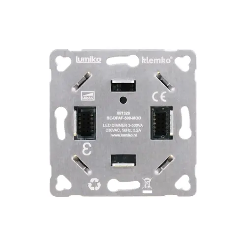 Klemko BE-DPAF-500-MOD Lumiko 891326 dimmer 2dr afsn 3-500va