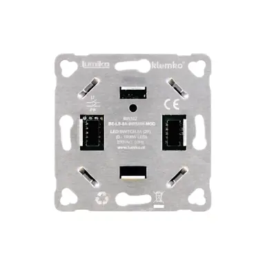 Klemko BE-LS-8A-INRUSH-MOD Lumiko 891322 mod. 3-draads schakelaar led