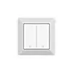 Klemko WZ-KIN-2CH-W-LE wandzender 2v lumiko easy wit