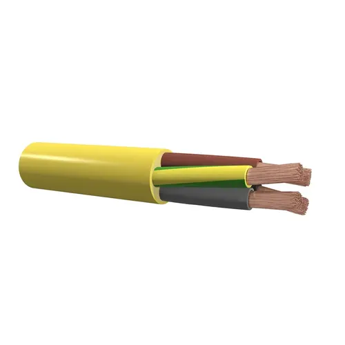 Dynamic PUR 4G2.5 KNIP polyurethaan hv 4x2.5geel knip
