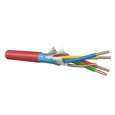 Dynamic FIRE077303 brandmeldkabel halogeenvrij 2 x 1.0 mm² rood per meter