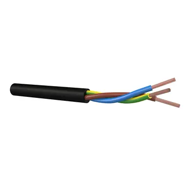 Dynamic H7RNE062030 mantelleiding rond 3 x 1.5 mm² rol 100 meter zwart