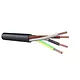 Dynamic H7RNE063043 mantelleiding rond 4 x 2,5 mm² per meter zwart