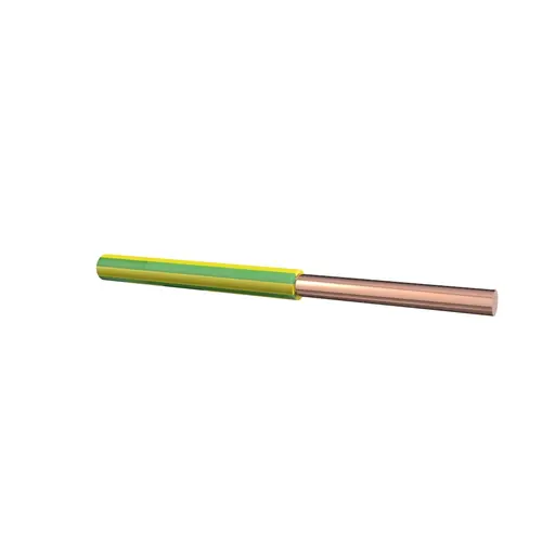 Dynamic H7VUE011414 VD draad 4 mm² ECA klasse-1 massief 100 meter geel/groen