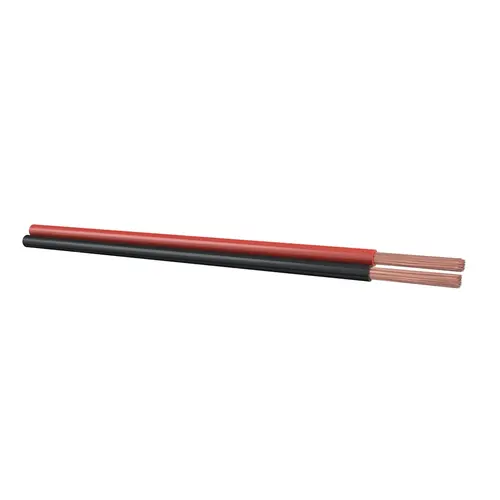 Dynamic LVS ECA 2X4 ROZW luidsprekersnoer 2 x 4 mm² Eca zwart/rood rol 100 meter