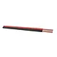 Dynamic LVS ECA 2X4 ROZW luidsprekersnoer 2 x 4 mm² Eca zwart/rood rol 100 meter