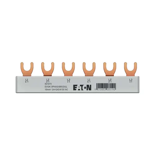 Eaton EVGK-3PHAS/6MODUL evgk kamrail vork 3-fase. l1