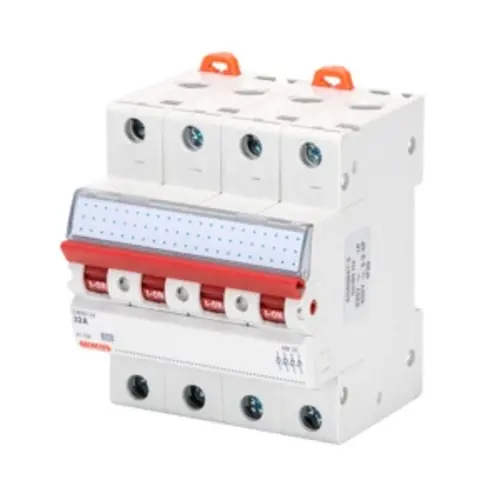 Gewiss GW96135 hoofdschakelaar 4-polig 40A 415V 4-modules breed