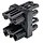 Wieland GST18I3V 3P1 B V SW gst18i3 verdeler 1/3 zwart